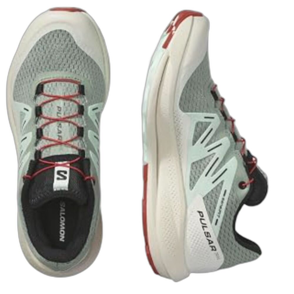 Salomon Pulsar Trail Running Shoes Lily Pad Bleached Aqua Hot Sauce 8.5